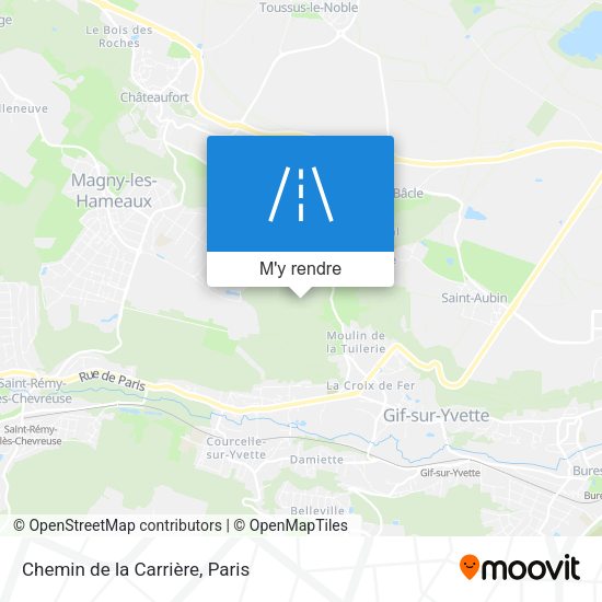Chemin de la Carrière plan