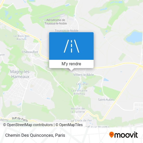 Chemin Des Quinconces plan