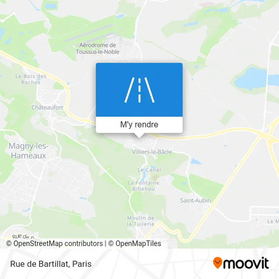 Rue de Bartillat plan