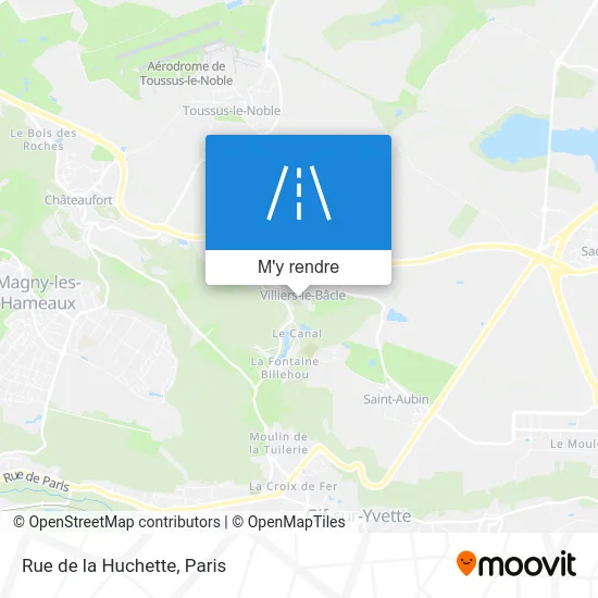 Rue de la Huchette plan