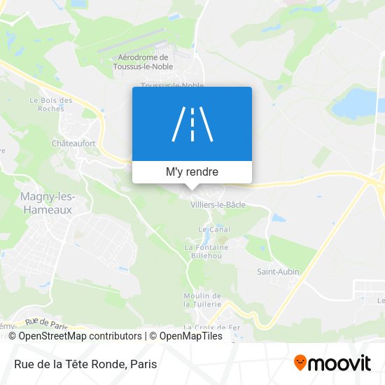 Rue de la Tête Ronde plan