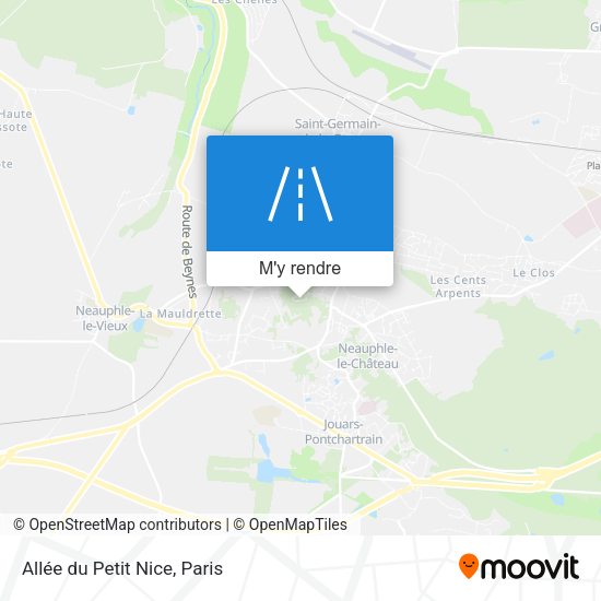 Allée du Petit Nice plan