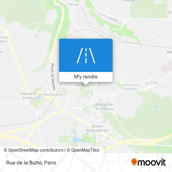 Rue de la Butte plan