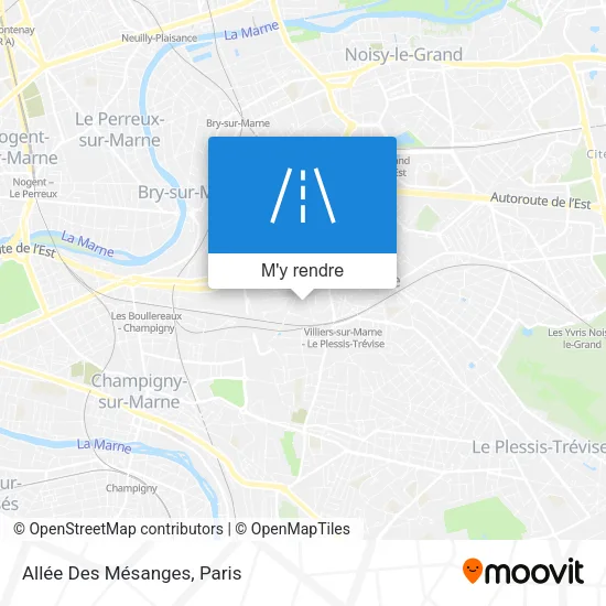 Allée Des Mésanges plan