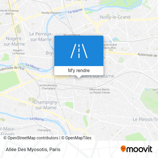Allée Des Myosotis plan