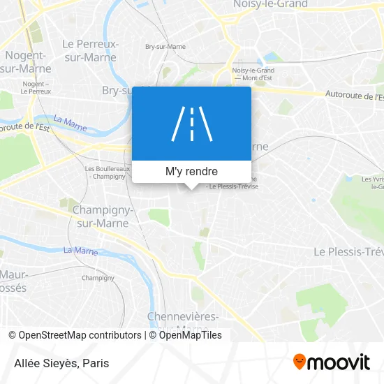 Allée Sieyès plan