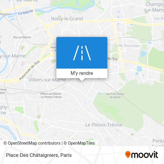 Place Des Châtaigniers plan