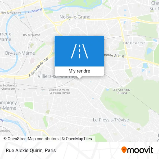 Rue Alexis Quirin plan