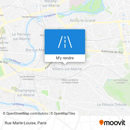 Rue Marie-Louise plan