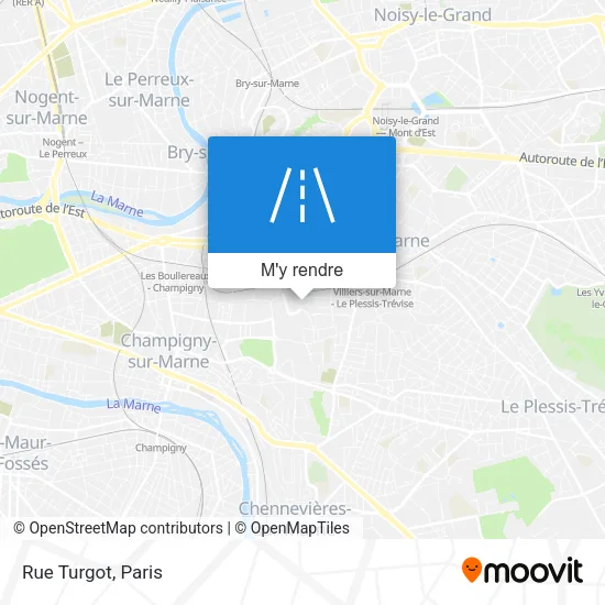 Rue Turgot plan