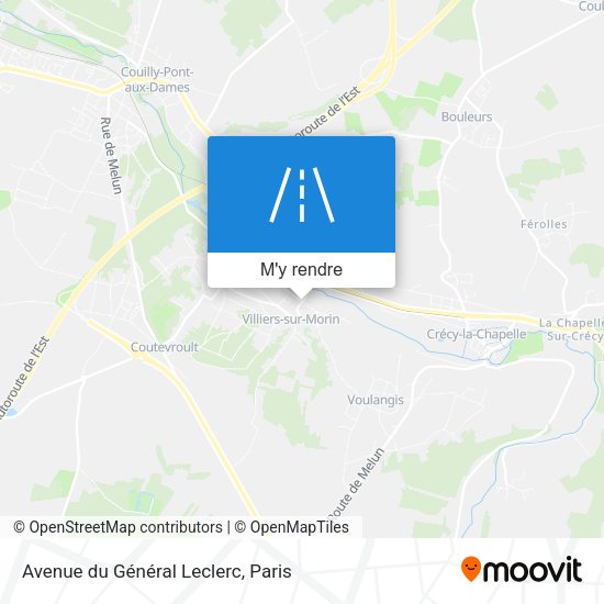 Avenue du Général Leclerc plan