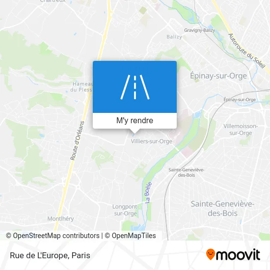 Rue de L'Europe plan