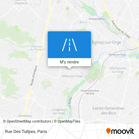 Rue Des Tulipes plan