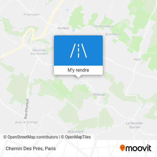 Chemin Des Prés plan