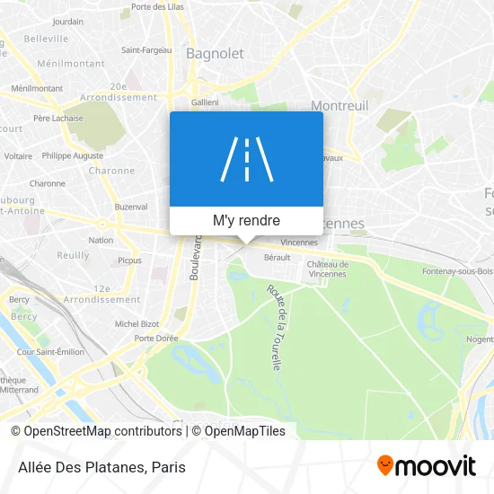 Allée Des Platanes plan