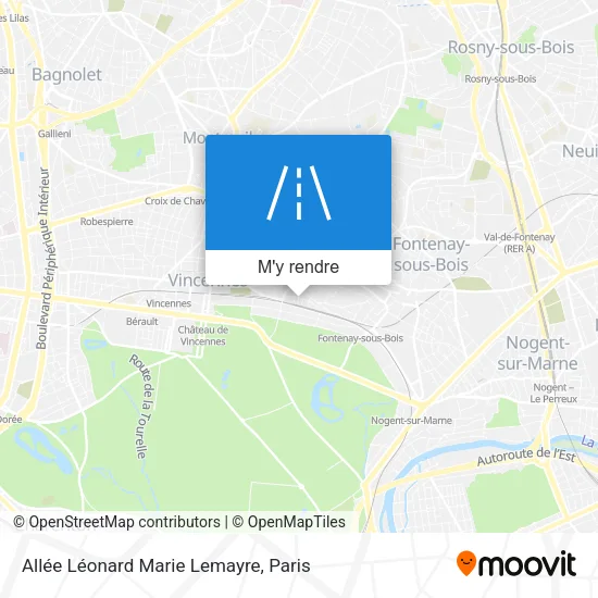 Allée Léonard Marie Lemayre plan