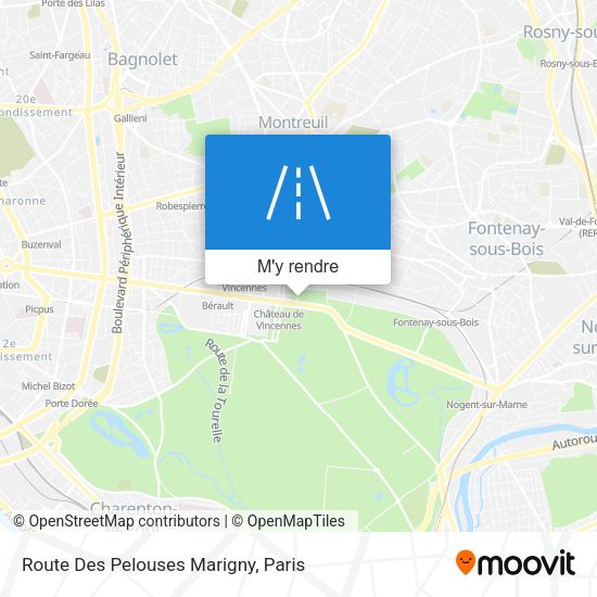 Route Des Pelouses Marigny plan