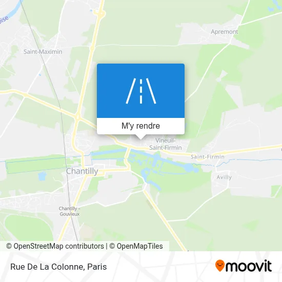 Rue De La Colonne plan