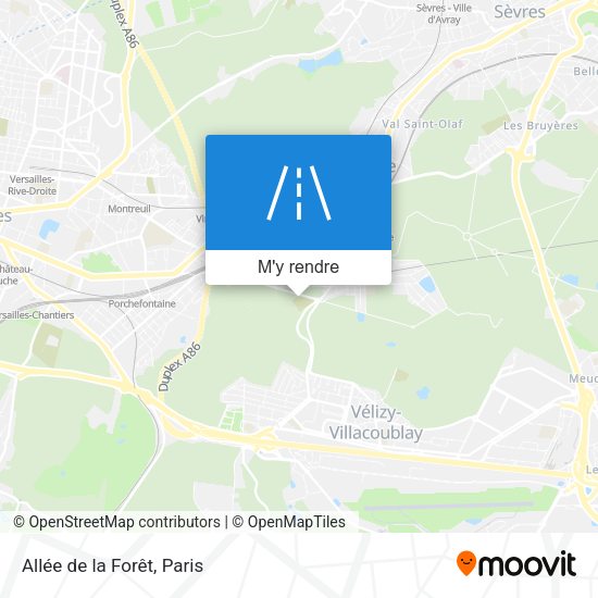 Allée de la Forêt plan