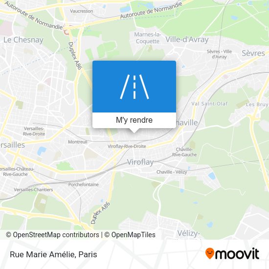 Rue Marie Amélie plan