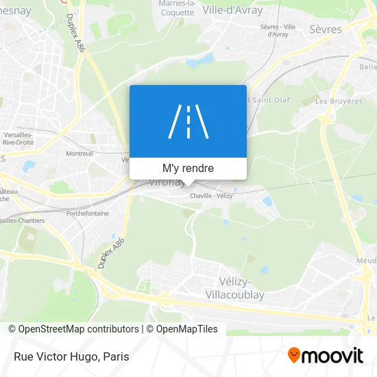 Rue Victor Hugo plan