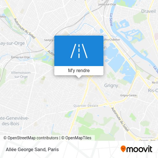 Allée George Sand plan