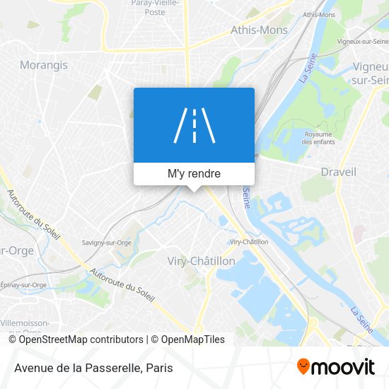 Avenue de la Passerelle plan