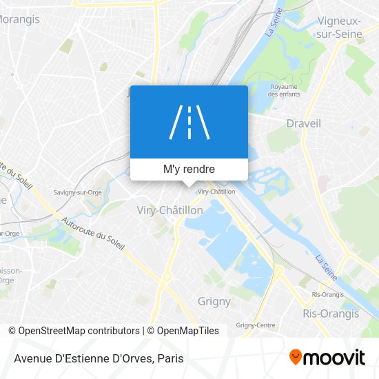 Avenue D'Estienne D'Orves plan