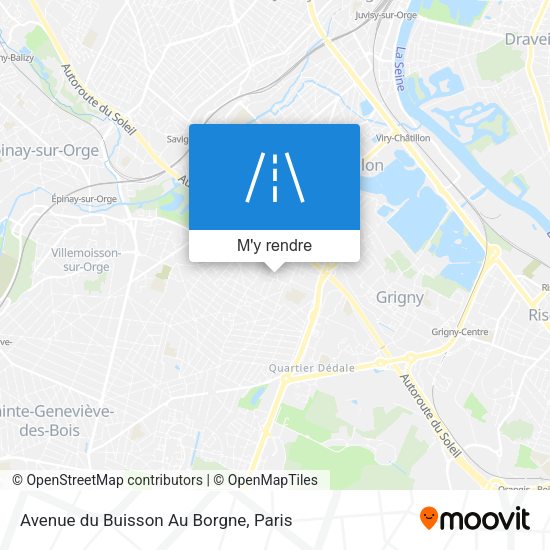 Avenue du Buisson Au Borgne plan