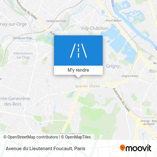Avenue du Lieutenant Foucault plan