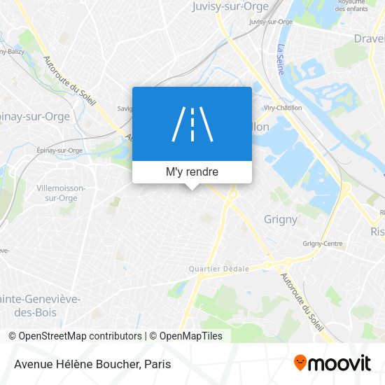 Avenue Hélène Boucher plan