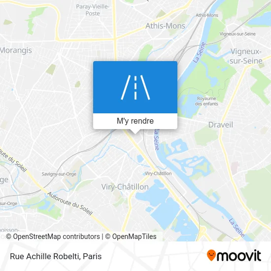 Rue Achille Robelti plan