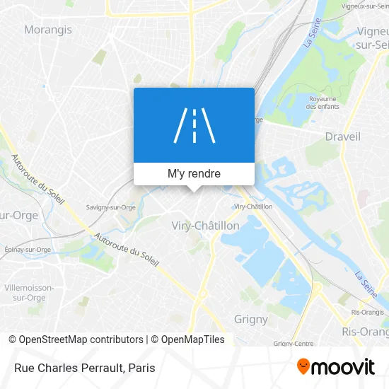 Rue Charles Perrault plan