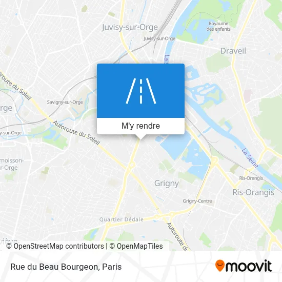 Rue du Beau Bourgeon plan