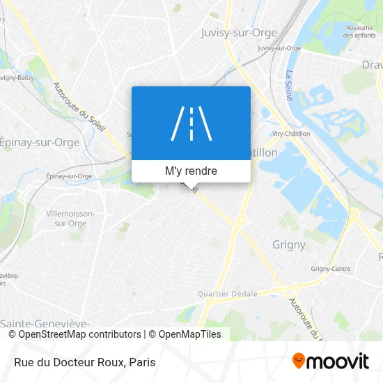 Rue du Docteur Roux plan