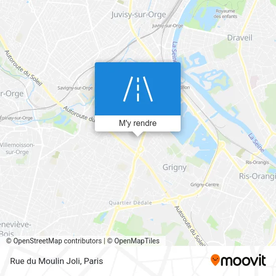 Rue du Moulin Joli plan