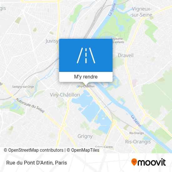 Rue du Pont D'Antin plan