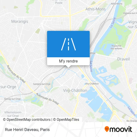 Rue Henri Daveau plan