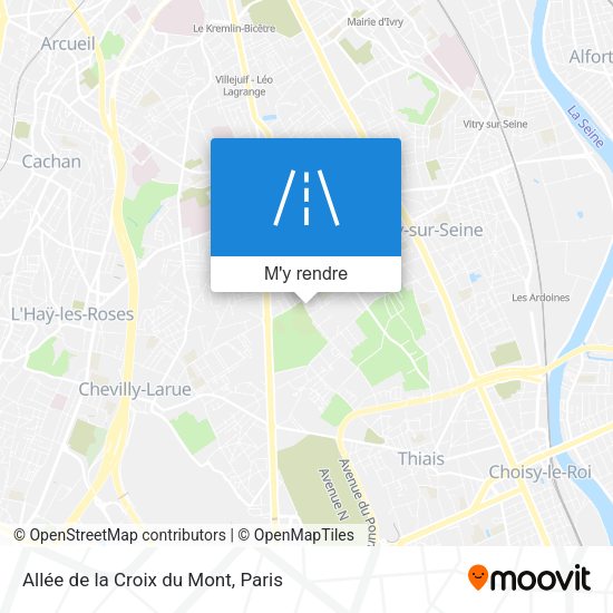 Allée de la Croix du Mont plan