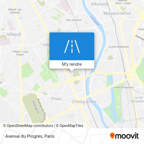 Avenue du Progrès plan