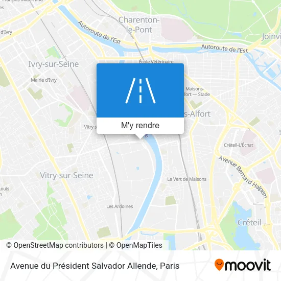 Avenue du Président Salvador Allende plan