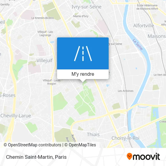 Chemin Saint-Martin plan