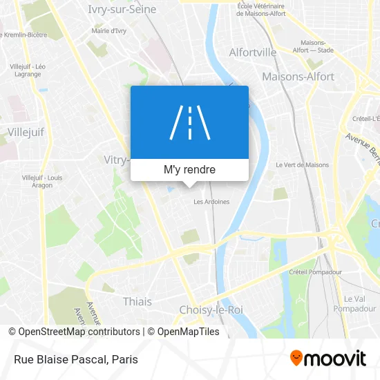 Rue Blaise Pascal plan