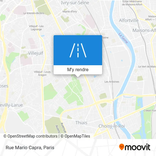 Rue Mario Capra plan