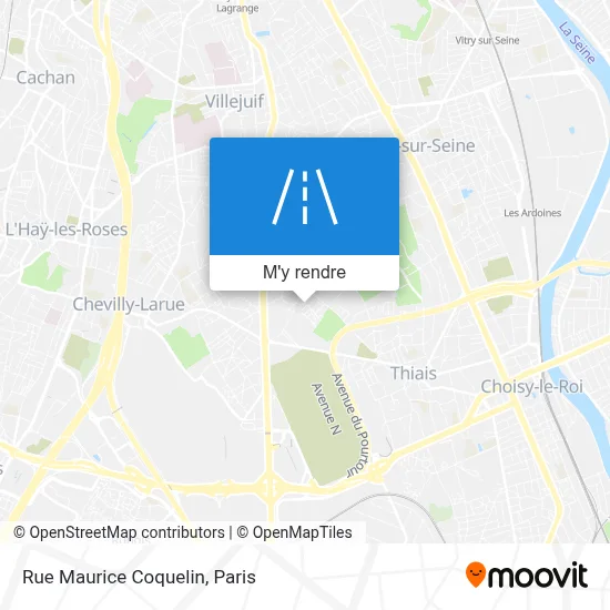 Rue Maurice Coquelin plan