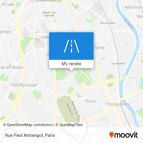 Rue Paul Armangot plan