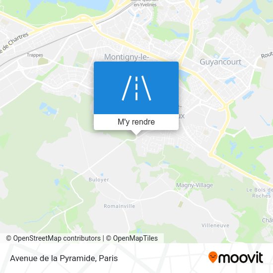 Avenue de la Pyramide plan