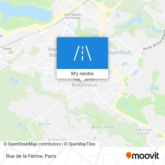 Rue de la Ferme plan