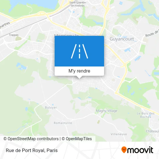 Rue de Port Royal plan