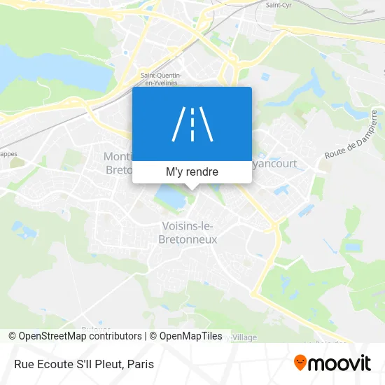 Rue Ecoute S'Il Pleut plan